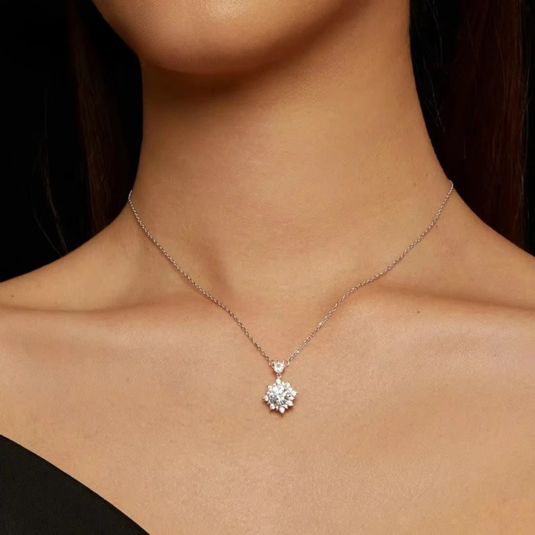 Brileon Halyria 1CT Moissanite Necklace