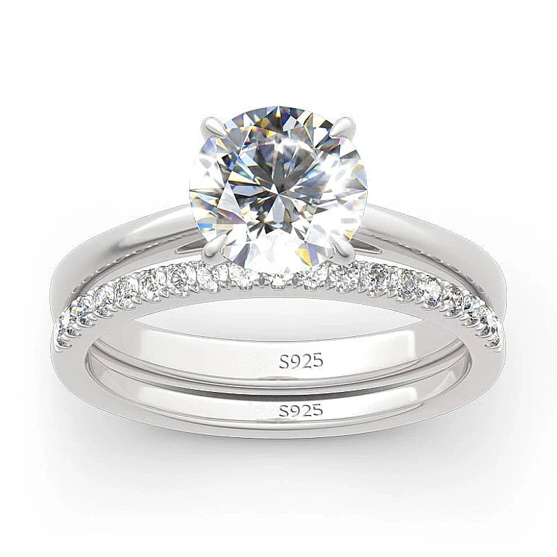 Brileon Seraphina Moissanite Bridal Set - Brileon