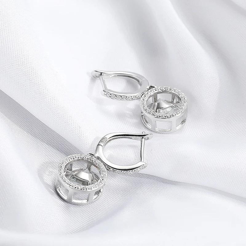 Brileon Vivessa Moissanite Drop Earrings - Brileon