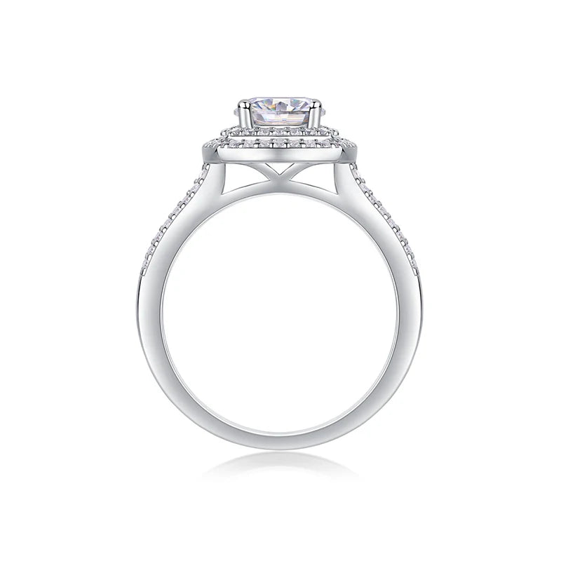 Brileon Caressa 1 Carat Moissanite Ring - Brileon