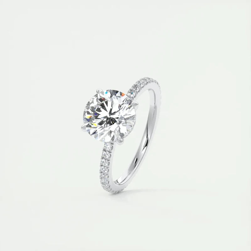 Brileon Everlum™ 2-Carat Moissanite Promise Ring - Brileon
