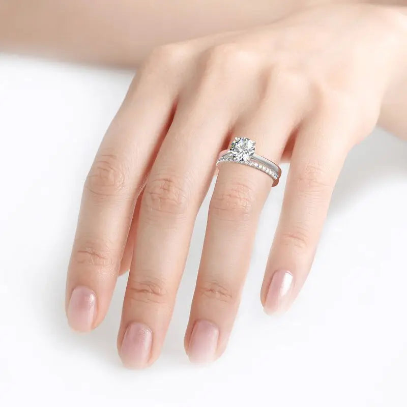 Brileon Seraphina Moissanite Bridal Set - Brileon