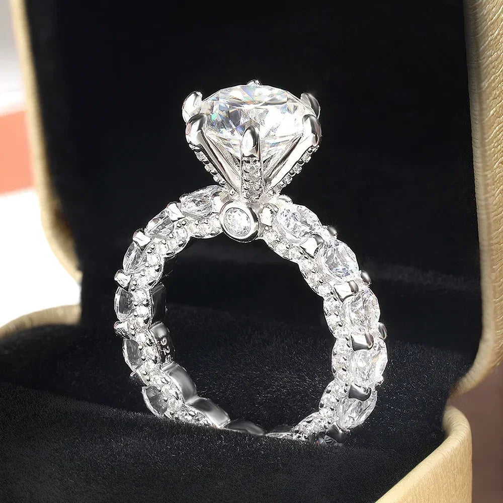Brileon Aurielle 4CT Hidden Halo Ring - Brileon