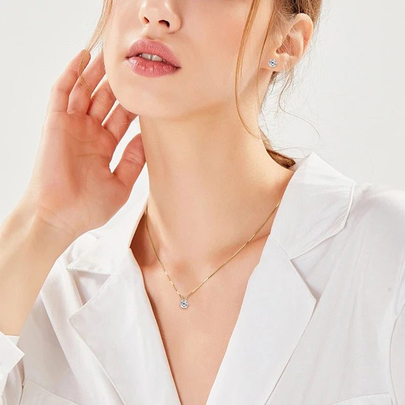 Brileon Luxe Solstice Moissanite Jewelry Set - Brileon