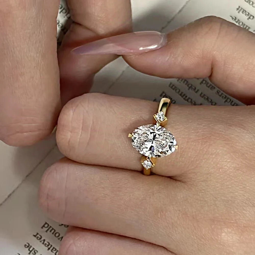 Brileon Seraphine 2CT Oval Moissanite - Brileon