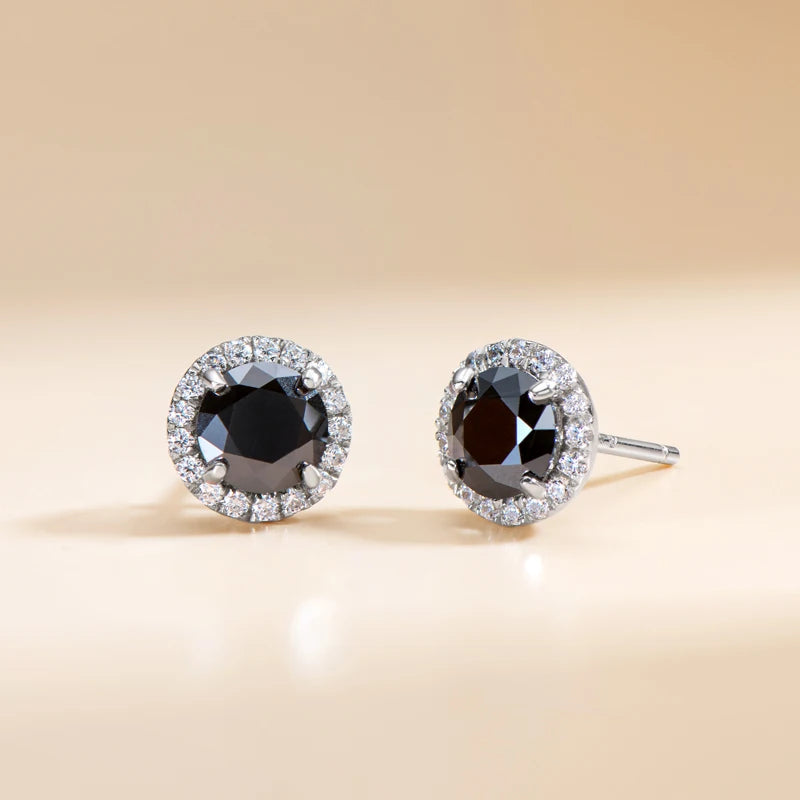 Brileon Noir Elegance Moissanite Jewelry Set - Brileon