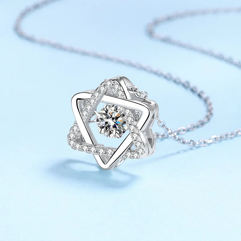 Brileon Stellara Moissanite Star Pendant - Brileon