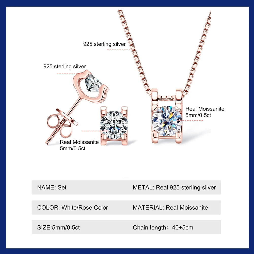 Brileon Radiance™ Moissanite Jewelry Set - Brileon
