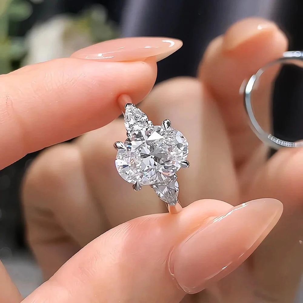 Brileon Solenne 2CT Oval Moissanite - Brileon