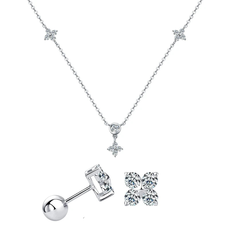 Brileon CloverLuxe Moissanite Set - Brileon