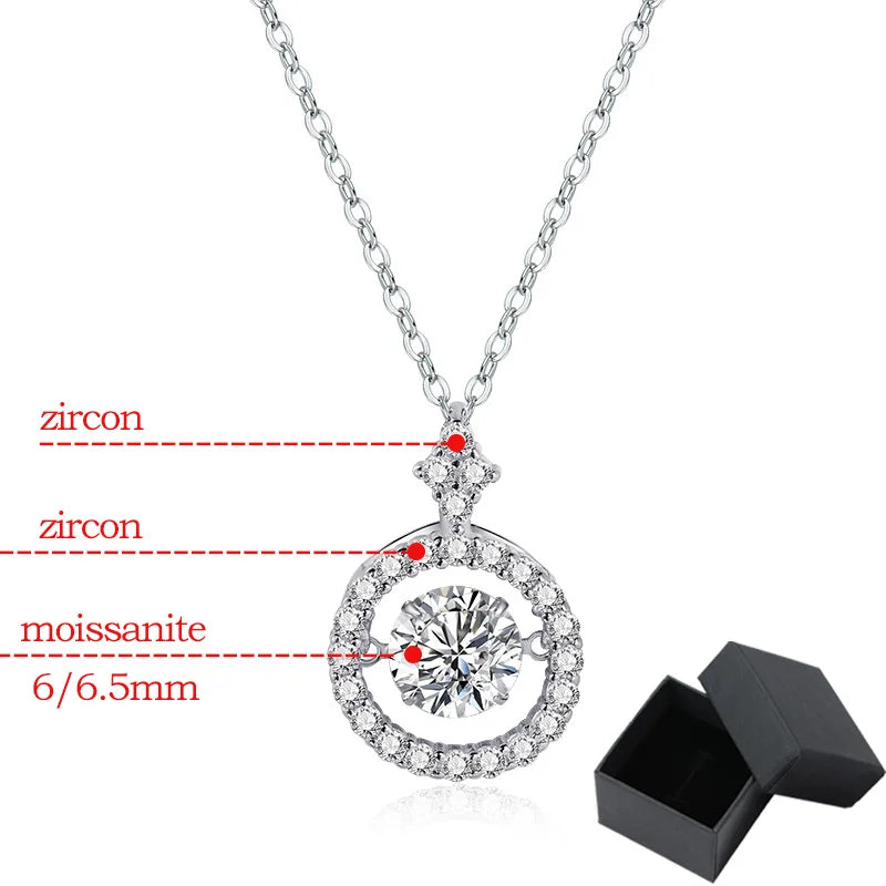Brileon Améline Moissanite Pendant Necklace - Brileon