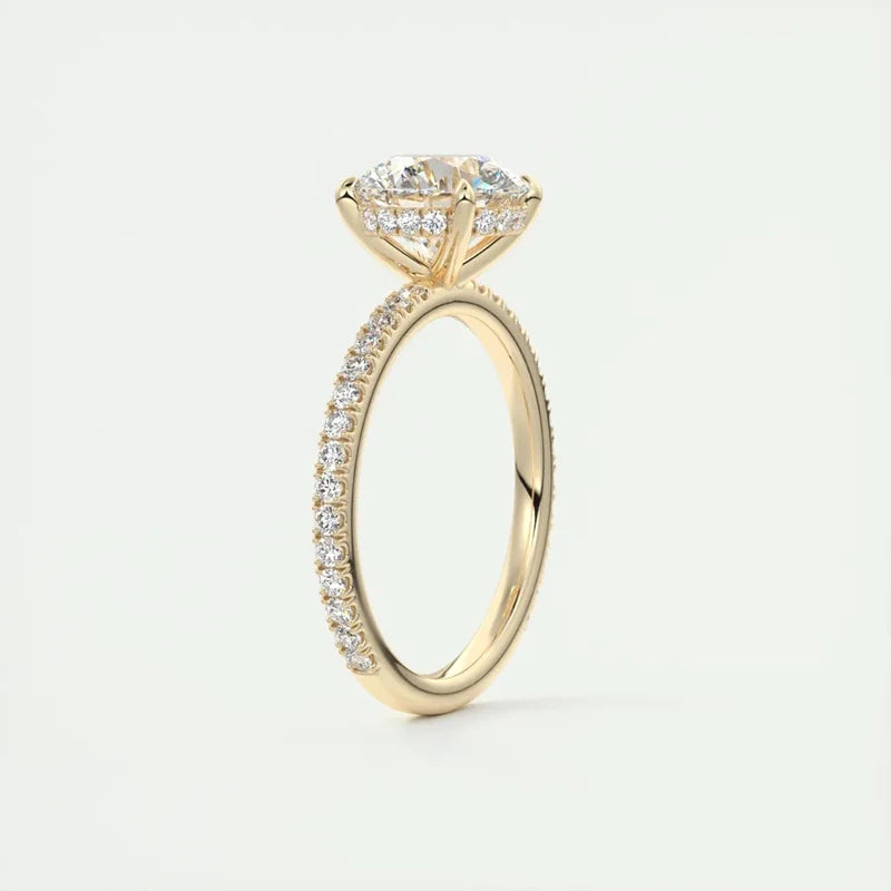 Brileon Everlum™ 2-Carat Moissanite Promise Ring - Brileon