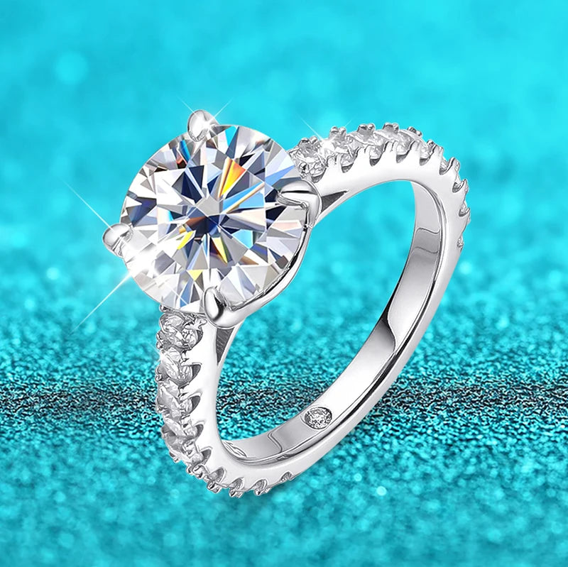 Brileon Eternal Sparkle Collection Moissanite Rings (Sold Individually or as a Set) - Brileon