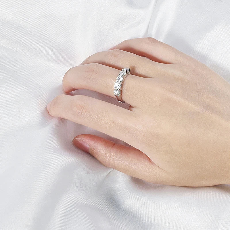 Brileon Dazzling Bride 1.5CT Moissanite Ring - Brileon