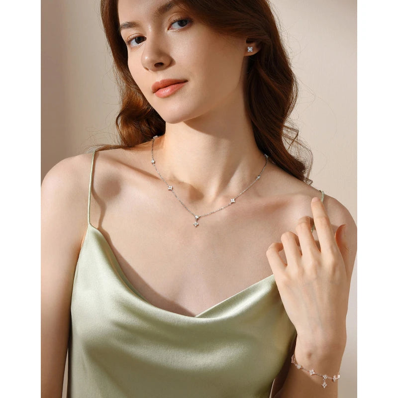 Brileon CloverLuxe Moissanite Set - Brileon
