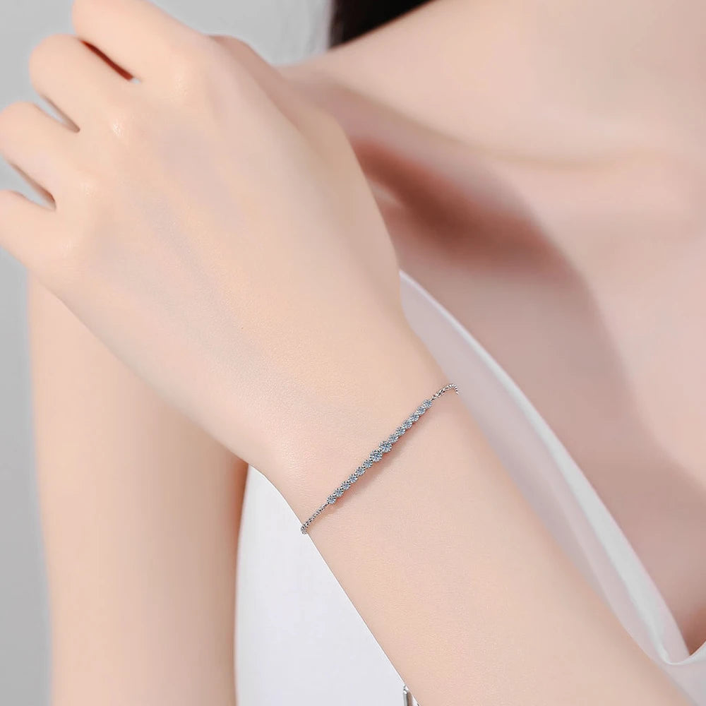 Brileon LuxeVVS 0.24ct Moissanite Tennis Bracelet - Brileon