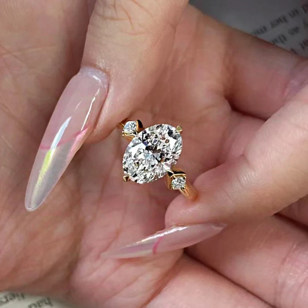 Brileon Seraphine 2CT Oval Moissanite - Brileon