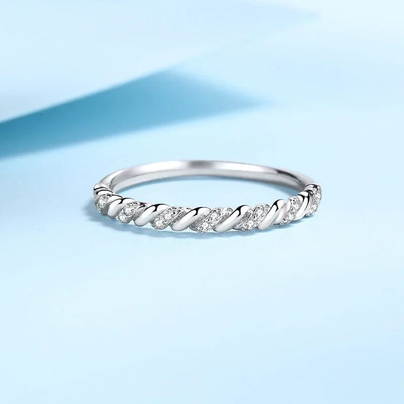 NeeTim Full Moissanite Ring 925 Sterling Silver with 18K Gold Plated Diamond Engagement Wedding Bridal Band Jewelry For Women - Brileon