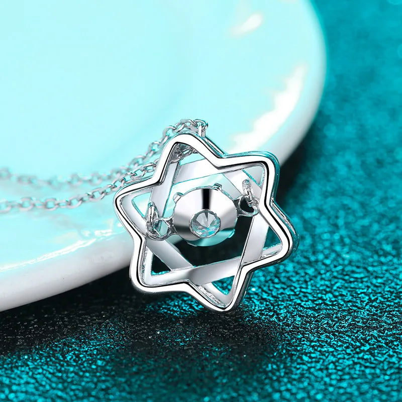Brileon Stellara Moissanite Star Pendant - Brileon