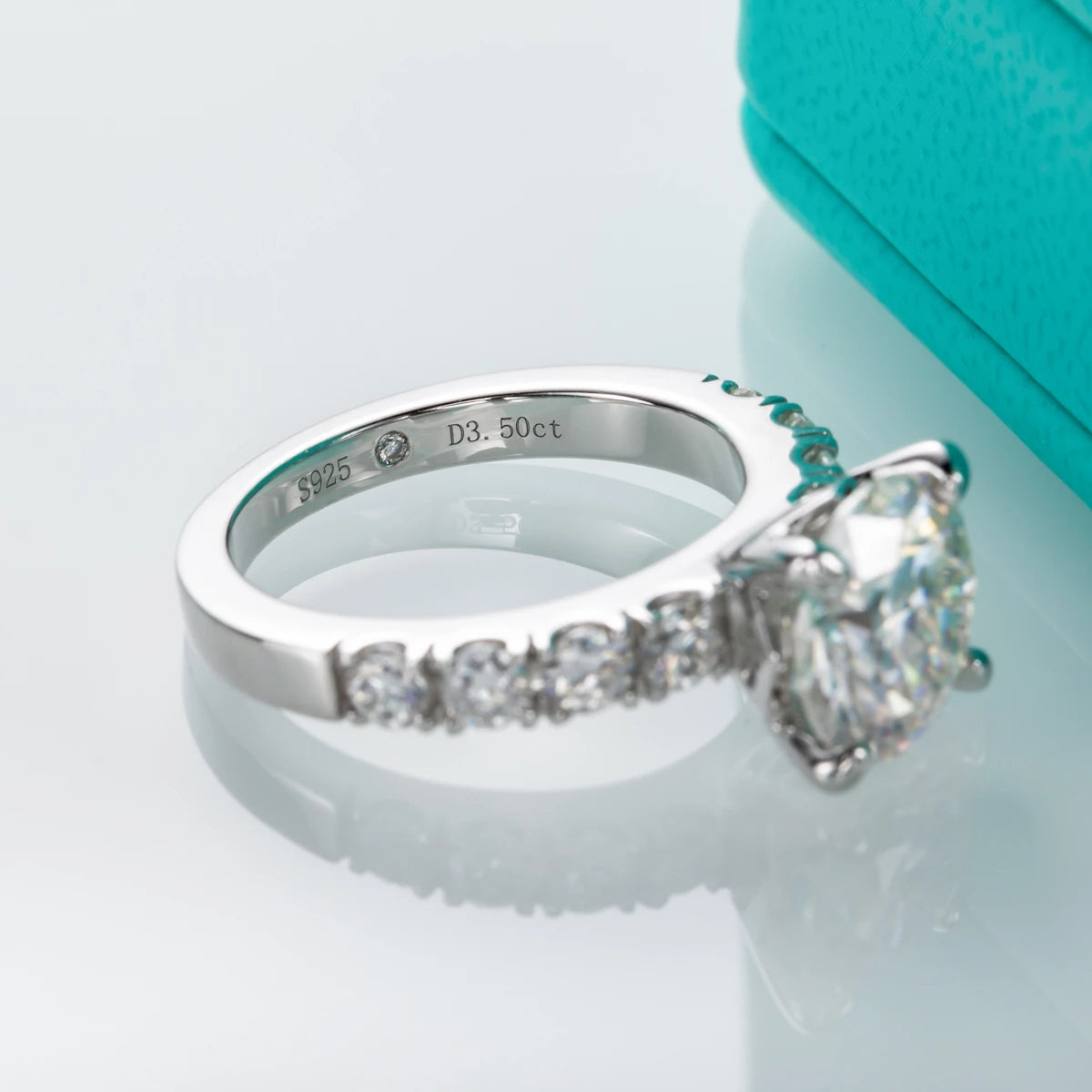 Brileon Éclora 4.3CT Moissanite Engagement Ring - Brileon