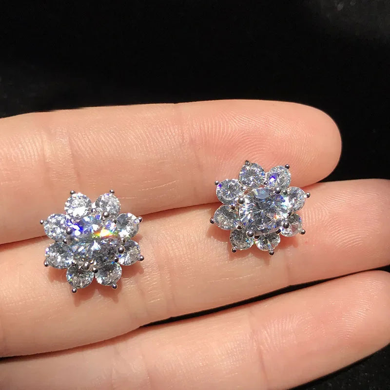 Brileon SunBliss Moissanite Jewelry – Necklace, Earrings, or Complete Set - Brileon