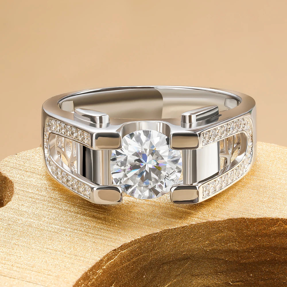 Brileon Valencrest Moissanite Band - Brileon
