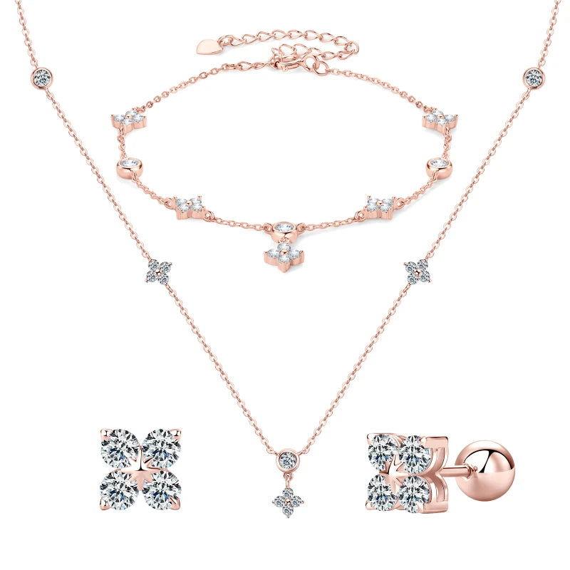 Brileon CloverLuxe Moissanite Set - Brileon
