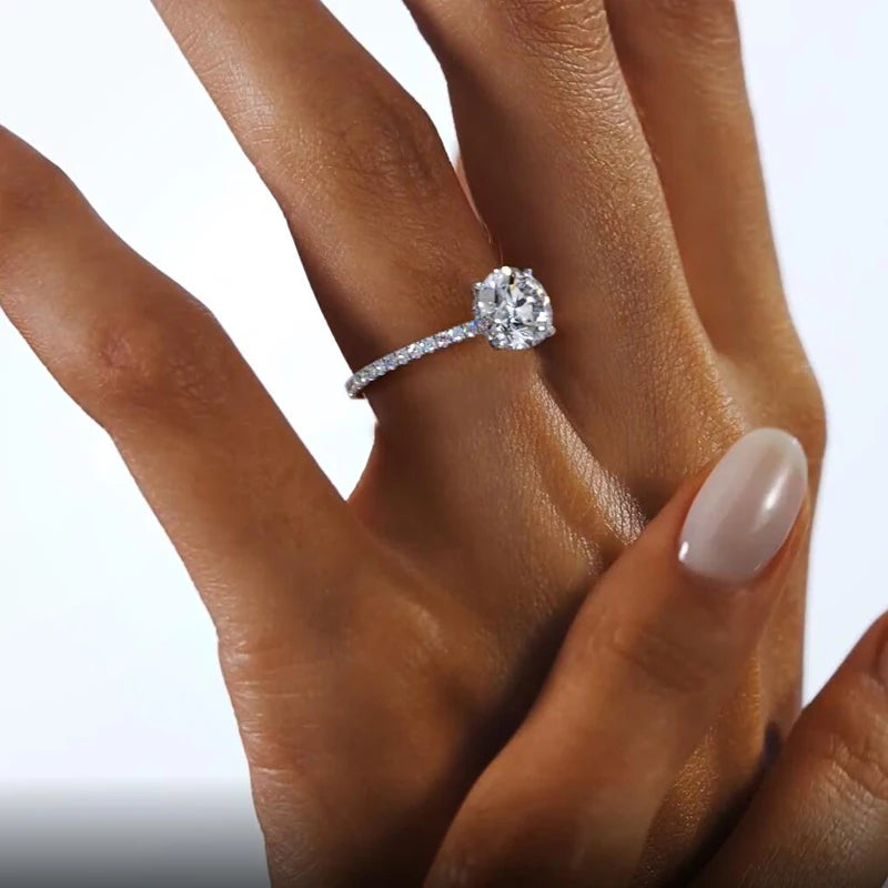 Brileon Everlum™ 2-Carat Moissanite Promise Ring - Brileon