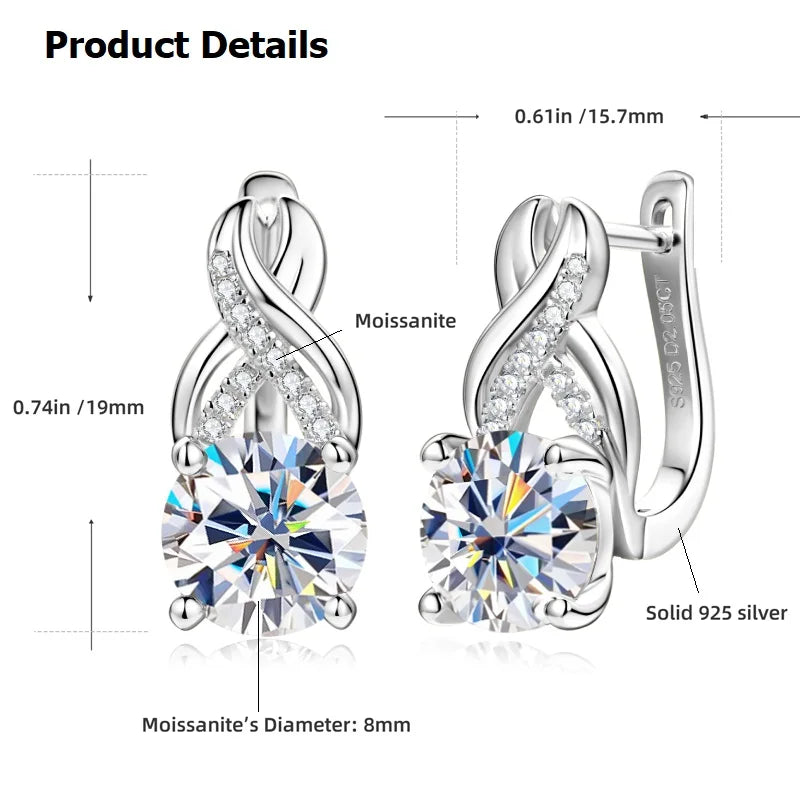 Brileon Eternelle 4CT/4.1CT Hoops - Brileon
