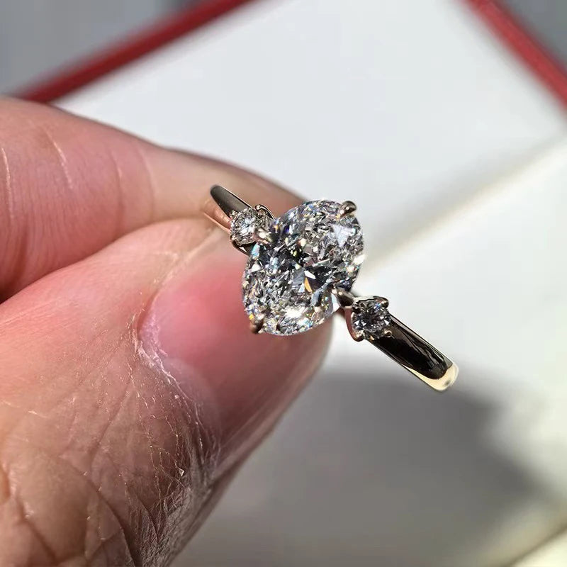 Brileon Seraphine 2CT Oval Moissanite - Brileon