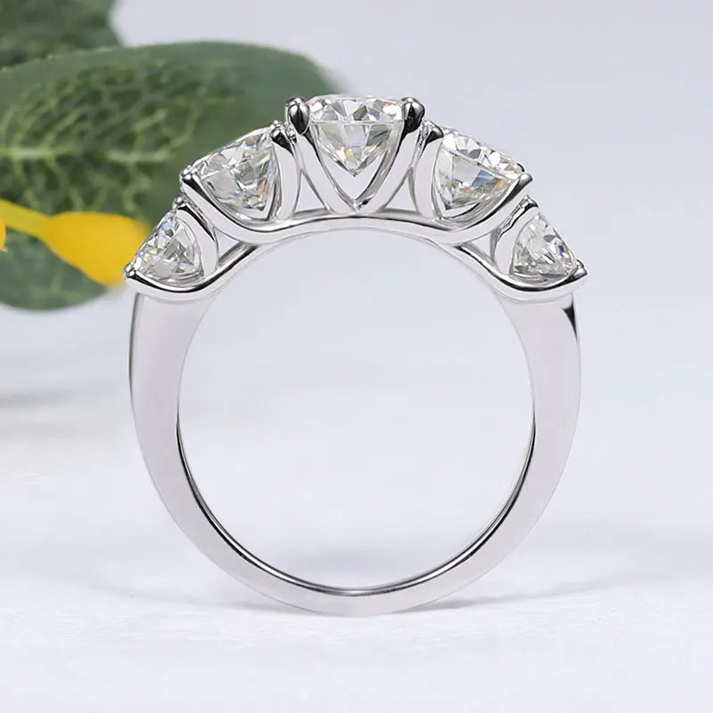 Brileon Radiant Allure 3.6CT Moissanite Ring - Brileon