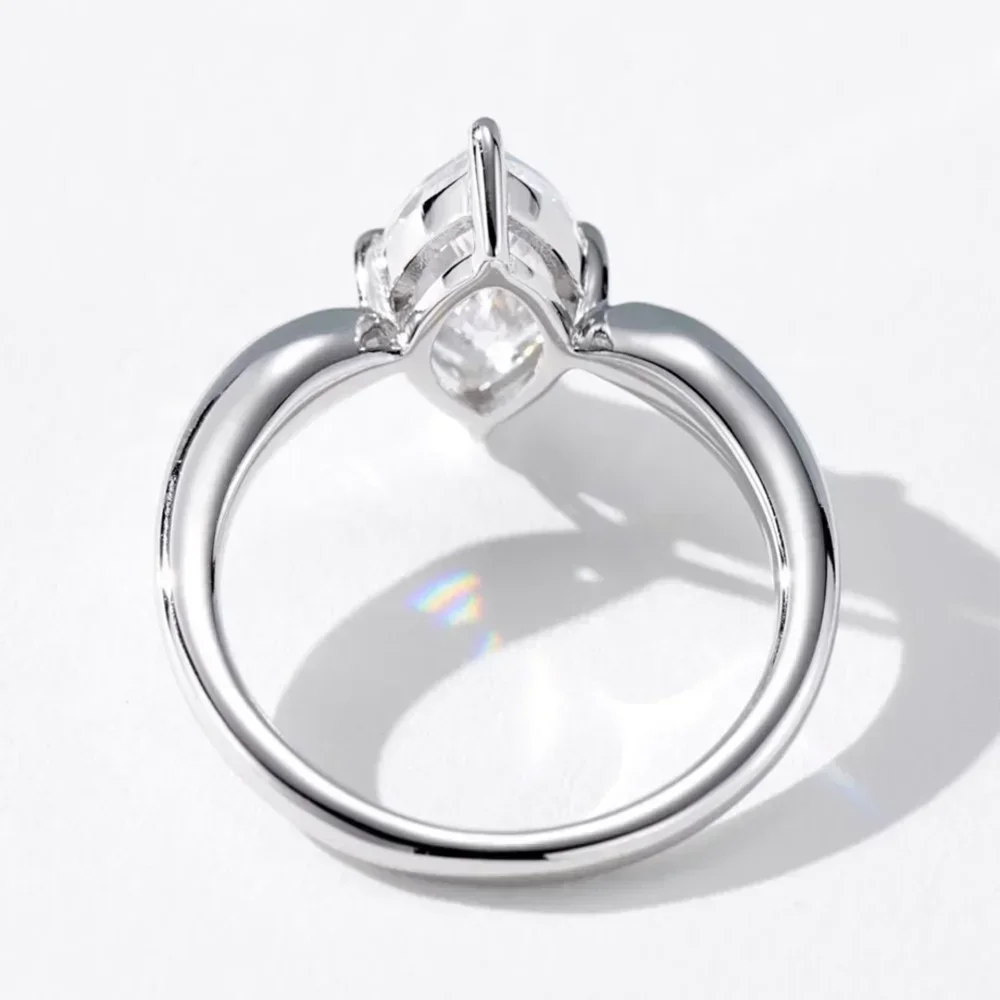 Brileon Marquessia 1–3CT Moissanite Solitaire Ring - Brileon