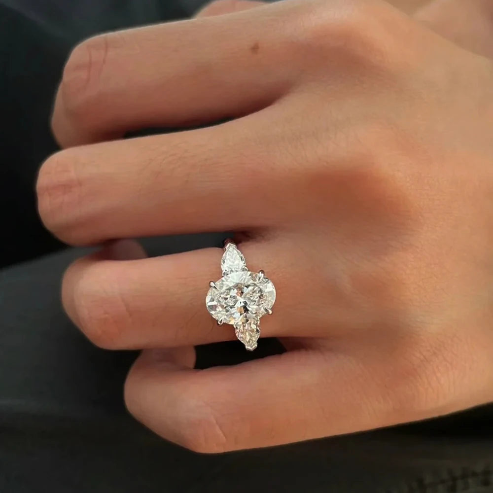 Brileon Solenne 2CT Oval Moissanite - Brileon
