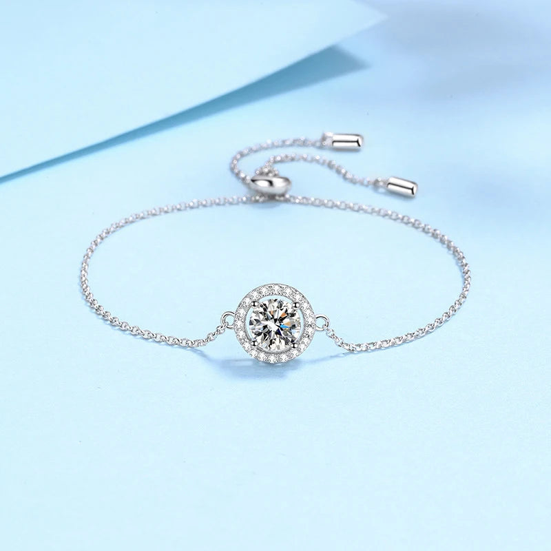 Brileon Aureline 1ct Moissanite Bangle - Brileon