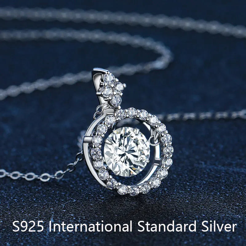 Brileon Améline Moissanite Pendant Necklace - Brileon