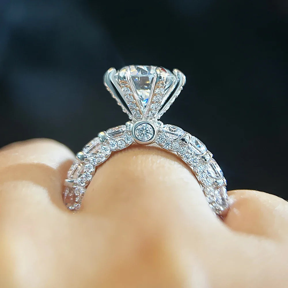 Brileon Aurielle 4CT Hidden Halo Ring - Brileon