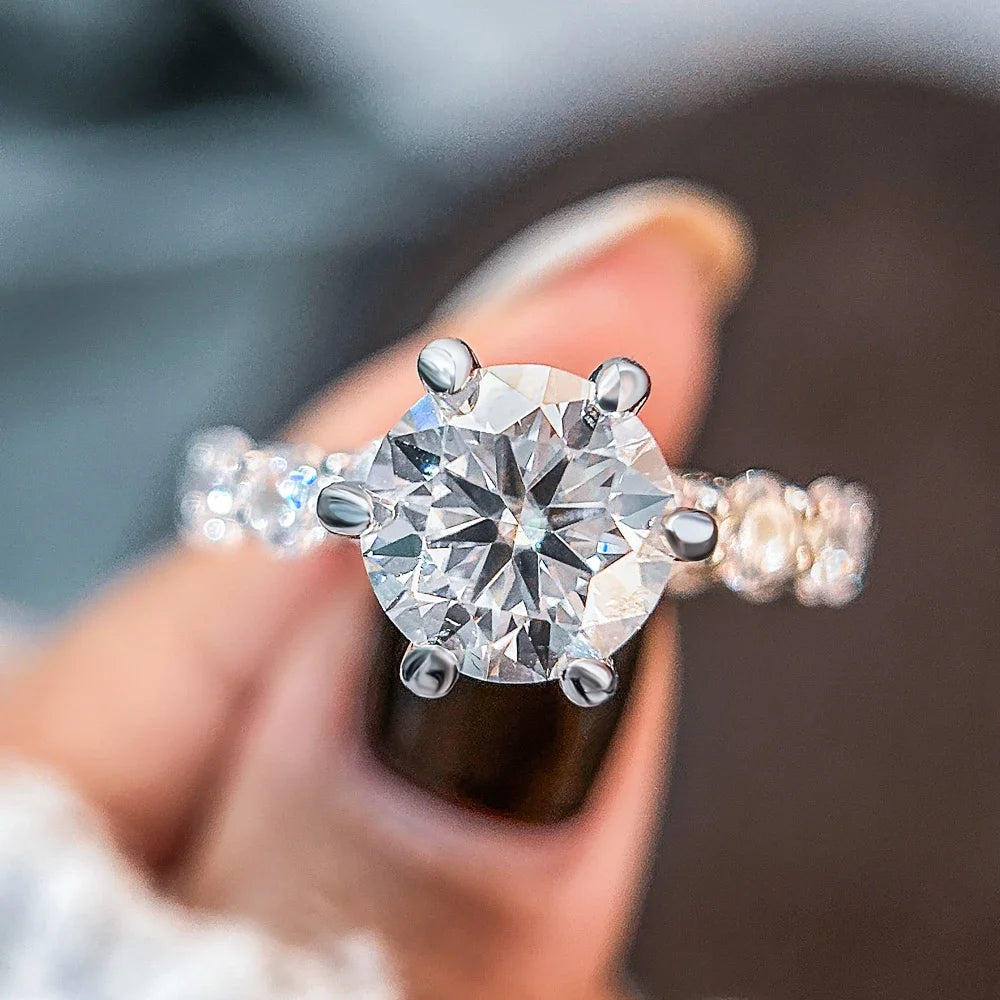 Brileon Aurielle 4CT Hidden Halo Ring - Brileon