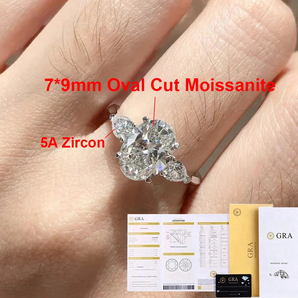 Brileon Solenne 2CT Oval Moissanite - Brileon