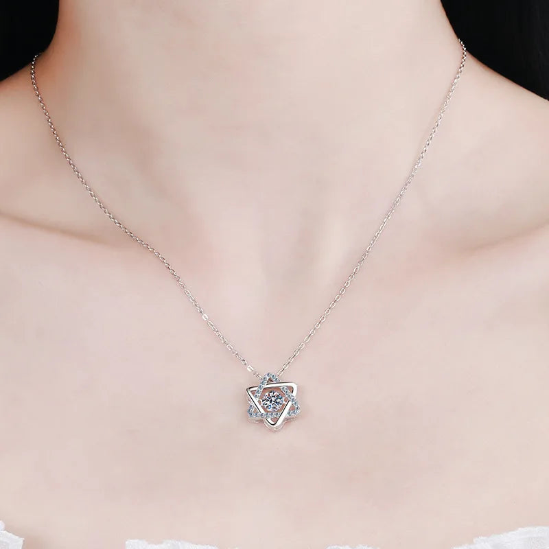 Brileon Stellara Moissanite Star Pendant - Brileon