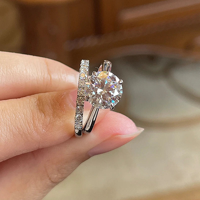 Brileon Seraphina Moissanite Bridal Set - Brileon