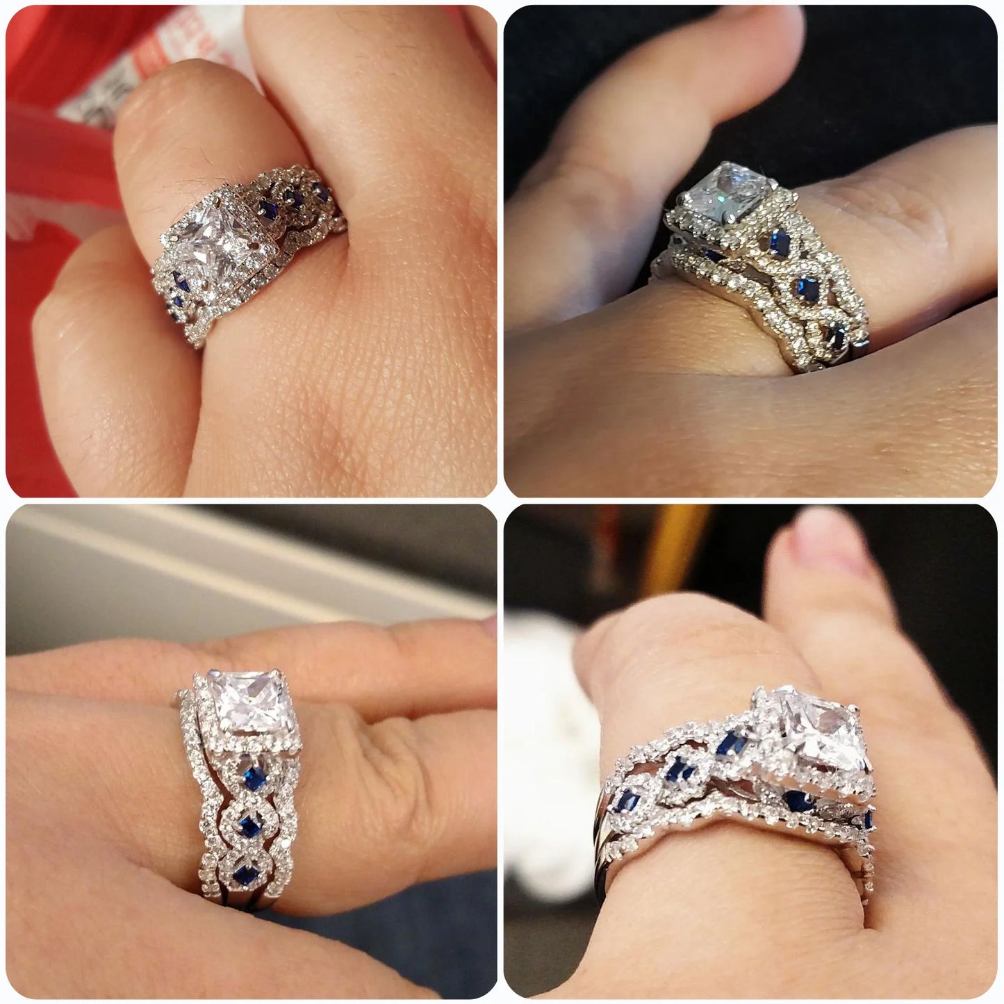 Brileon Azurelyn 3PC Princess Bridal Set - Brileon