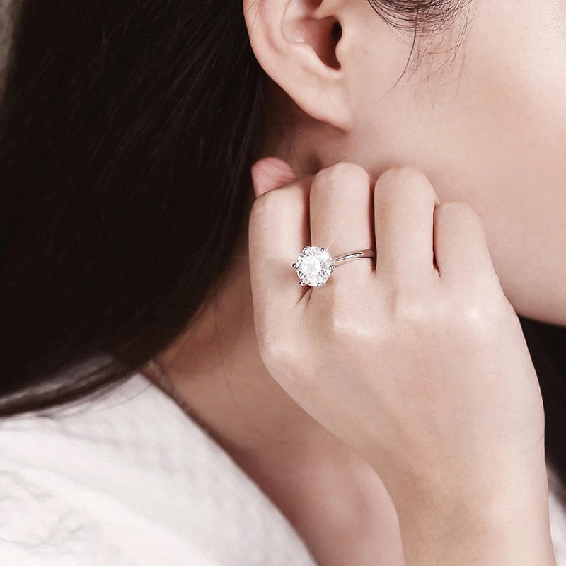 Brileon Lumora 0.5–5CT Moissanite Ring - Brileon
