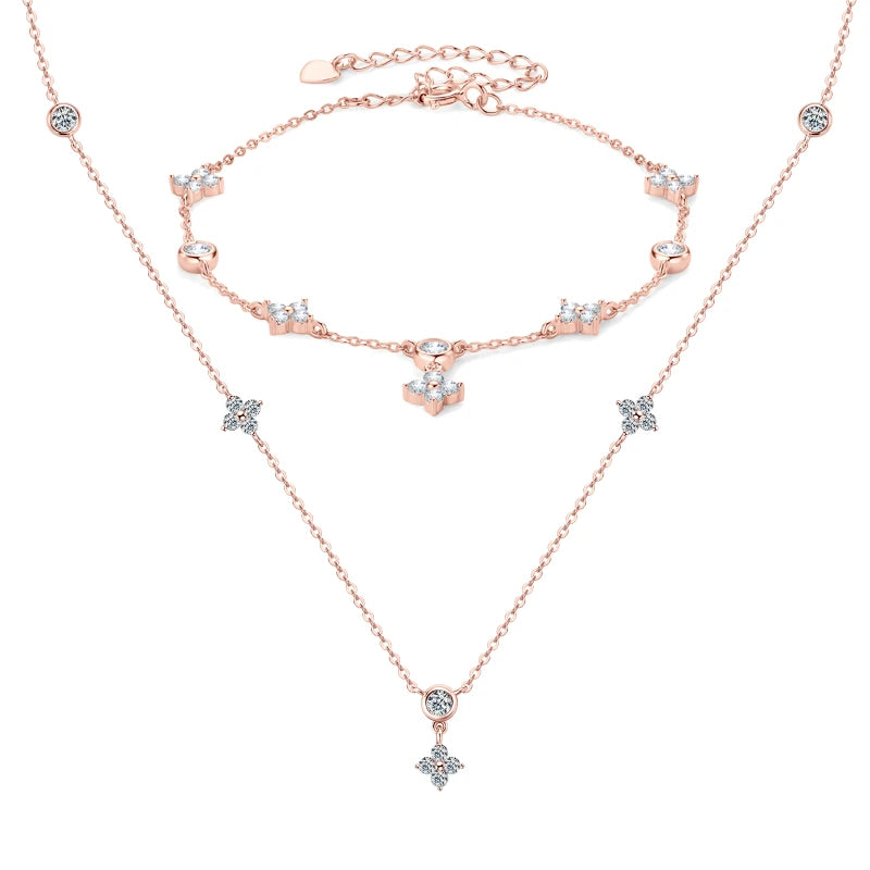 Brileon CloverLuxe Moissanite Set - Brileon