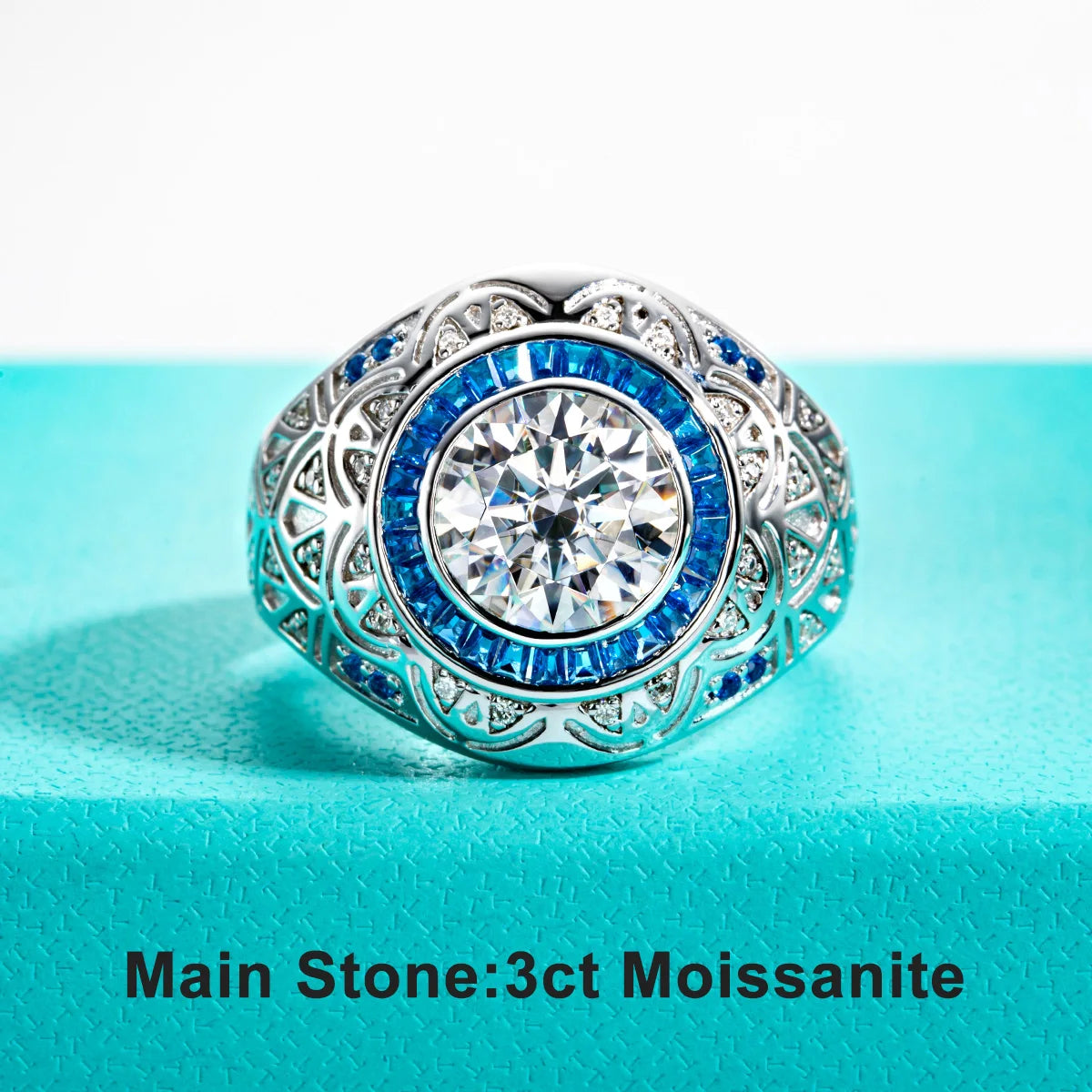 Brileon Prestige 3CT Moissanite Men's Ring ✨ - Brileon