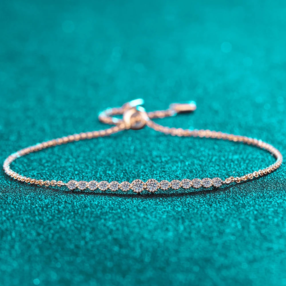 Brileon LuxeVVS 0.24ct Moissanite Tennis Bracelet - Brileon