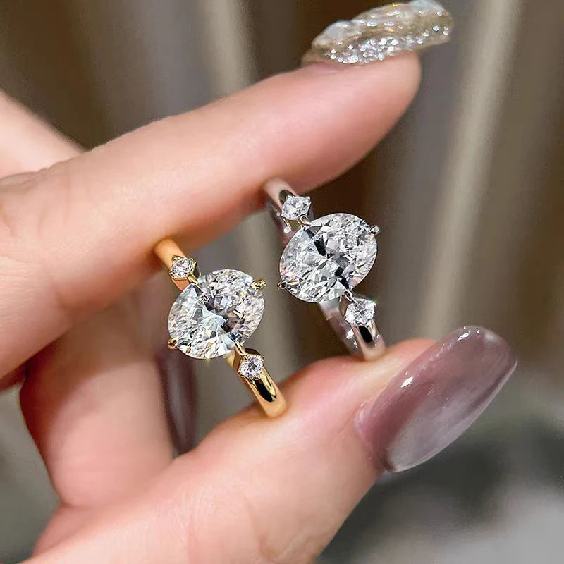 Brileon Seraphine 2CT Oval Moissanite - Brileon