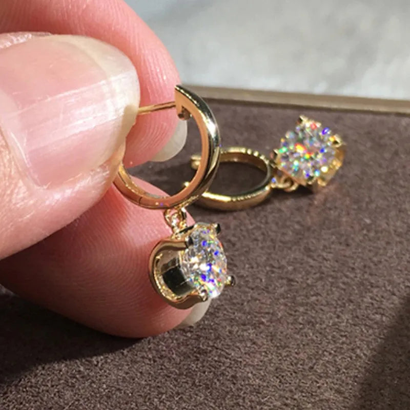 Brileon Celestra Drops Earrings - Brileon