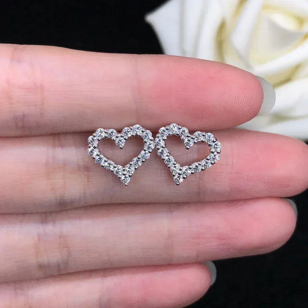 Brileon Eternal Heart Jewelry Set - Moissanite Or Zircon - Brileon