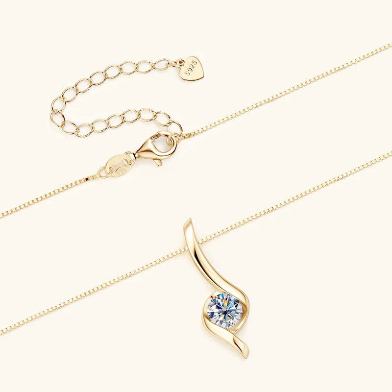 Brileon Radiant Water Drop 2CT Moissanite Jewelry Set - Brileon