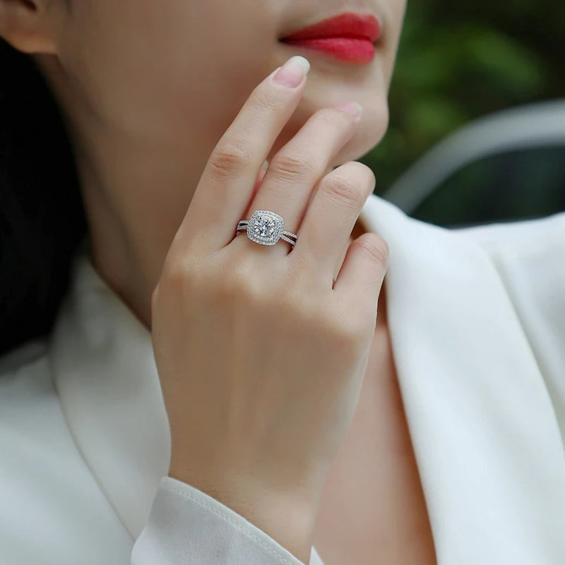 Brileon Caressa 1 Carat Moissanite Ring - Brileon